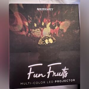 Merkury Innovations Fun Fruits Multi Color LED Projector